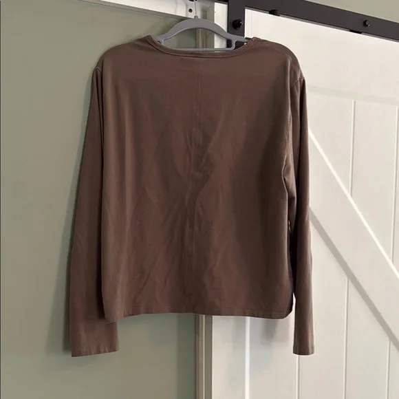 Athleta Brown Long Sleeve Top - Picture 6 of 10